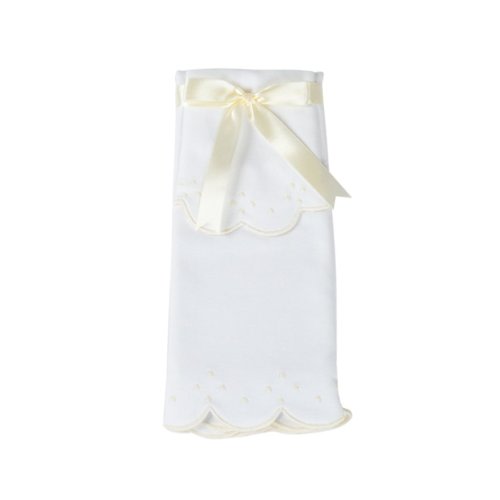 Pima Scalloped Bib & Burp Set