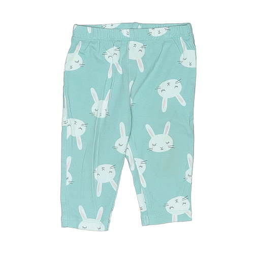Carter's 100% Cotton Teal Blue Casual Pants 3-6 MO / 6 MO