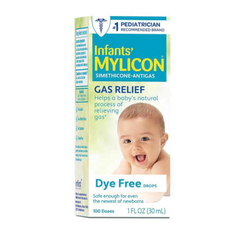 MYLICON Infants Gas Relief Drops for Infants and Babies, Dye Free Formula, 1 Fluid Ounce