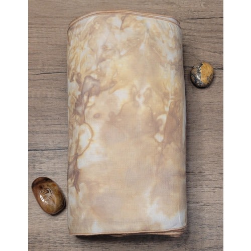 Premium Bengkung belly bind, 15 m (16,5 yards), light pink-white tye die, expecting mom gift