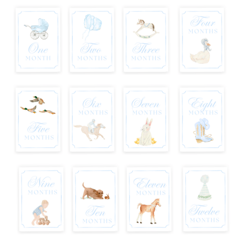 Southern Boy Milestone Cards