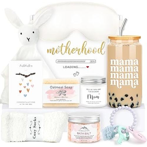 New Mom Care Package After Baby New Mom Gift Basket New Mom Gifts for Women After Birth Postpartum Gifts for Mom Baby Shower Gifts for Mom Cool Gifts for New Mom First Time Mom Gifts New Mom Gift Set
