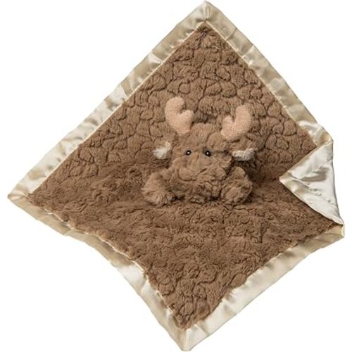 Mary Meyer Baby Lovey Putty Nursery Newborn & Toddler Boys and Girls Security Blanket Stuffed Animal Soft Snuggle Toy, 13 x 13-Inches, Moose