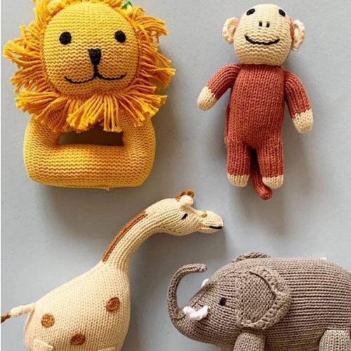 Safari Animals Rattle Set