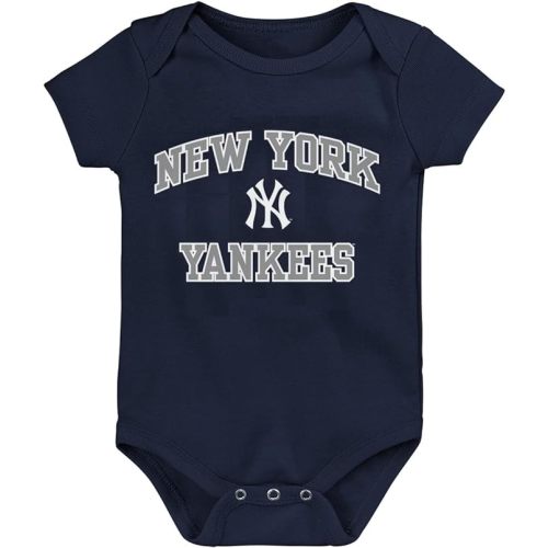 Outerstuff MLB Officially Licensed 0-24 Months City Headline Arch Logo Creeper Bodysuit Romper