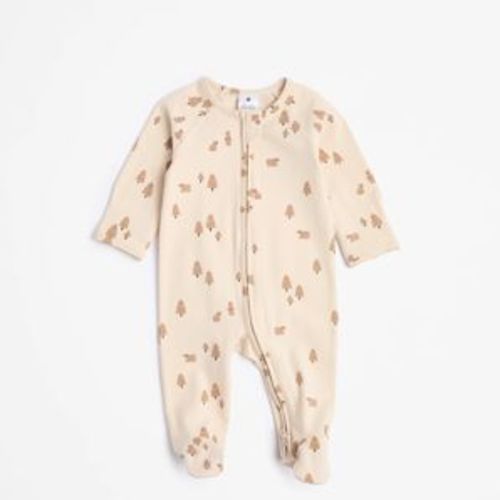 Baby Organic Cotton Print Zip Coverall - Rainbow | Target Australia