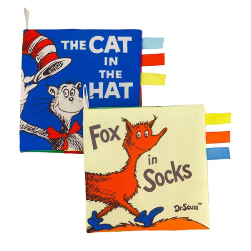 Dr. Seuss Soft Activity Books, The Cat in The Hat & Fox in Socks