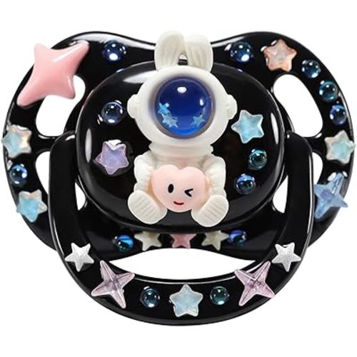 CutiePlusU Adult Size Pacifier DIY Big Shield Pacifier - Cosmo Cradle