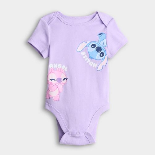 Baby Jumping Beans® Disney's Lilo & Stitch Angel & Stitch Short Sleeve Bodysuit