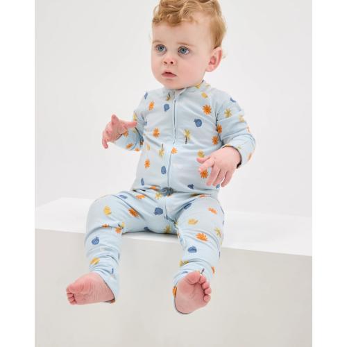 Target Baby Organic Cotton Zip Front Footless Coverall - Kmart