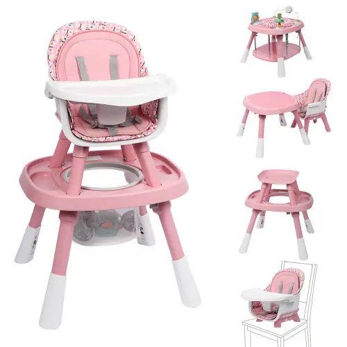 Scabine 15-in-1 Baby High Chair, Convertible Highchair for Babies and Toddlers with Activity Center, Booster Seat, Kids Learning Table & Chair - TikTok Shop