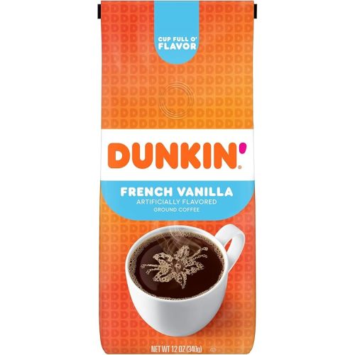 Dunkin' Donuts® French Vanilla Coffee, 12 Oz Bag