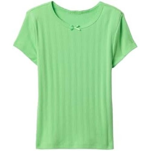 GAP Girls' Short Sleeve Ribbed Tee