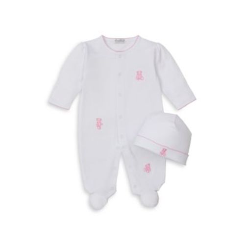 Girls' Bear Footie & Hat Set - Baby