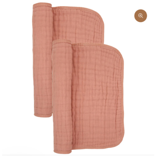 Cloud Muslin™ Burp Cloth 2 Pack - Rose