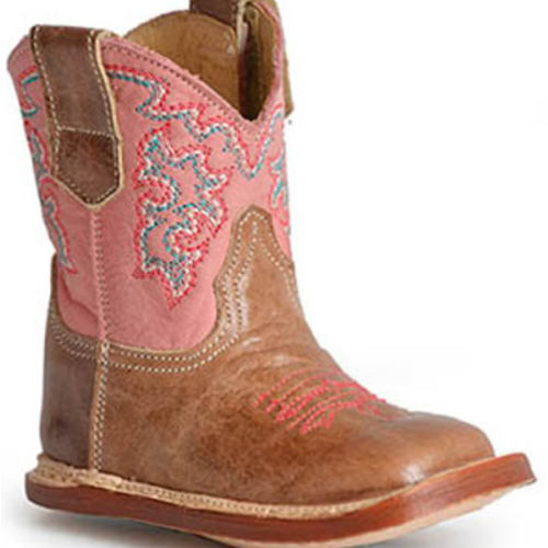 Roper Infant Girls Cowbabies Parker Western Boots - Broad Square Toe