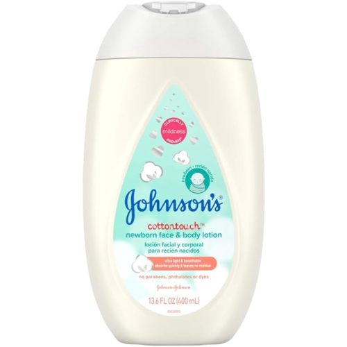 Johnsons Baby Cotton Touch Lotion Face & Body 13.6 Ounce (Pack of 3)