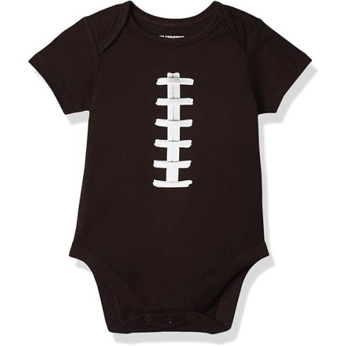 The Children's Place - 6-9M Short Sleeve Football Bodysuit