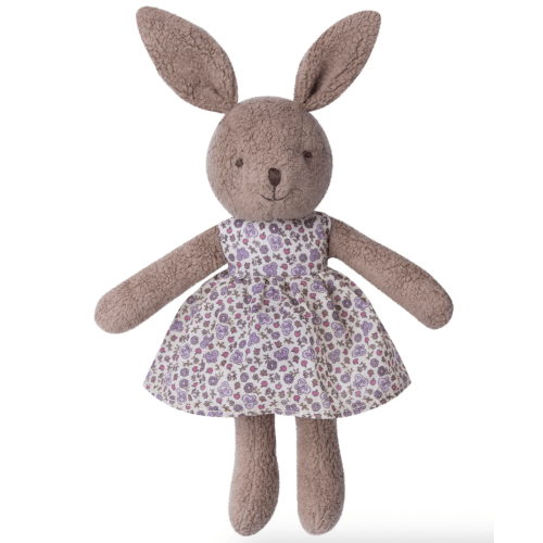 Little Bunny Plush - Cocoa Brown Vintage Floral