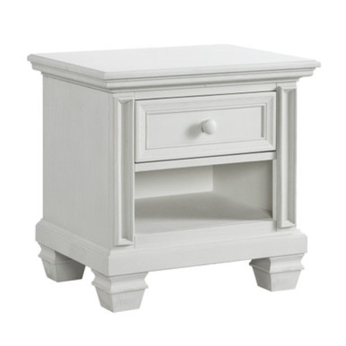 Soho Baby Richmond Nightstand Oyster White - Bambi Baby Store