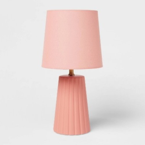 Pillowfort Tapered Ribbed Table Lamp