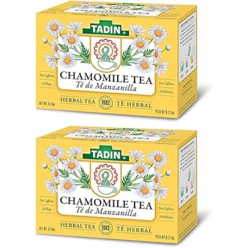 Tadin Manzanilla Chamomile Tea, 24 ct (Pack of 2)