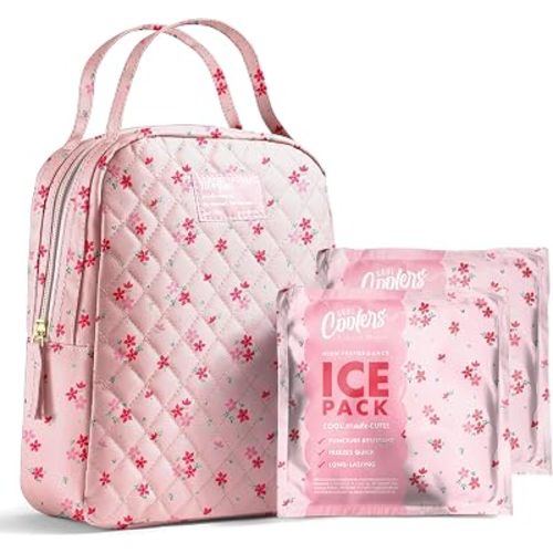 Fit & Fresh Insulated Bottle & Beyond Bag - Baby Bottle Cooler w/Ice Packs