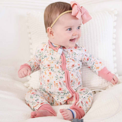 Winnie's Wildflowers Convertible Zip Romper