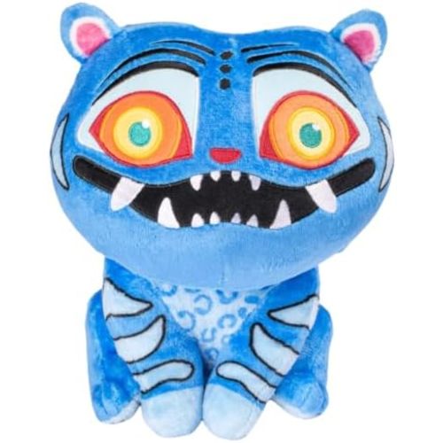 KPop Demon Hunters Derpy Tiger Plush, 10 Inch Stuffed Animal, Officially Licensed Merch, Soft Character Plush Toy for Fans & Collectors