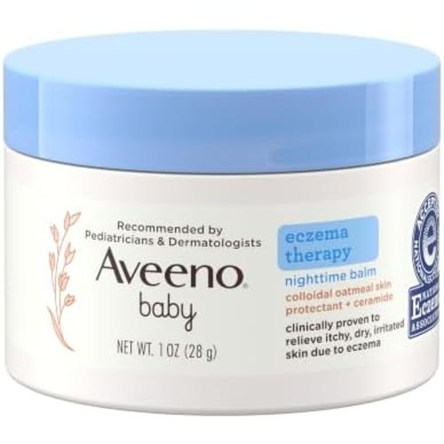 Aveeno Baby Eczema Therapy Nighttime Balm, 1 Oz