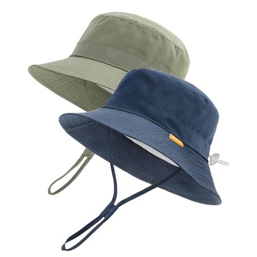 FURTALK Baby Sun Hat Toddler Boys Girls Bucket Hat for Kids 0-5 Years UPF 50+ Sun Protective Child Summer Beach Hats