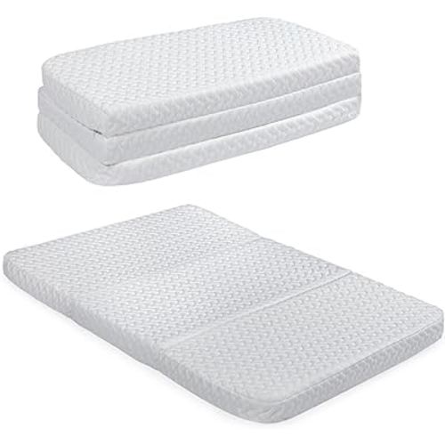 Milliard Tri-Fold Pack N' Play Mattress - Plus Free Bonus Carry Case