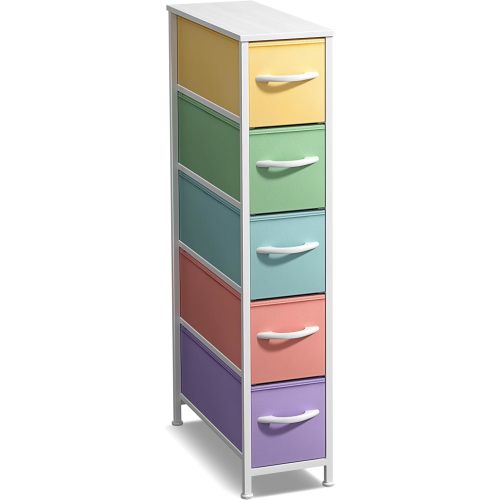 Sorbus Kids Dresser with 5 Drawers - Storage Unit Organizer Chest for Clothes - Bedroom, Kids Room, Nursery, & Closet