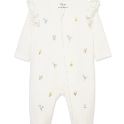 Flora 2-Way-Zip Footed One-Piece
