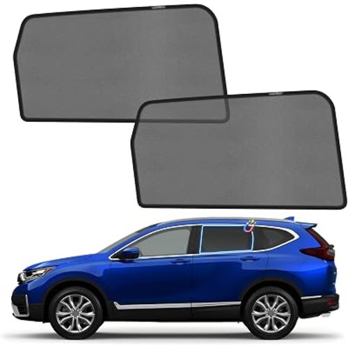 KUST Car Window Shades for 2017-2022 Honda CR-V CRV Accessories, Breathable Mesh Magnetic Window Covers, Rear Back Side Window Sun Shades UV Block Privacy Protection for Baby Camping Napping 2PCS