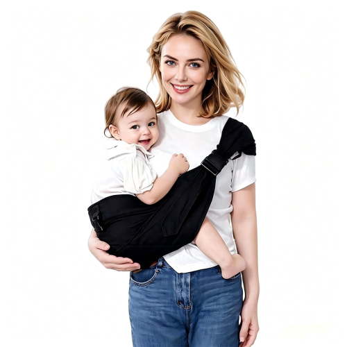 Gilysido Black Baby Carrier for Toddler, Safety and Non-Slip, Lightweight and Adjustable（5 months to 4 years)
