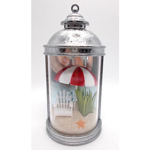 Bath & Body Works Summer Beach umbrella chair Scene Lantern Wallflower plug-in