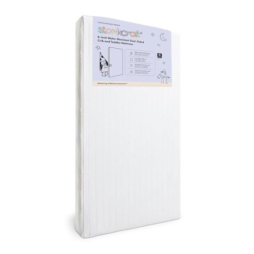 Storkcraft 6-Inch Grow-with-Me Baby Crib & Toddler Mattress
