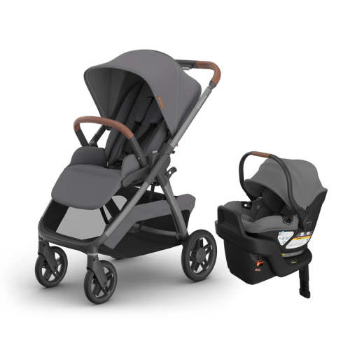 UPPAbaby Kona + Aria Infant Car Seat Travel System - Rowan / Greyson