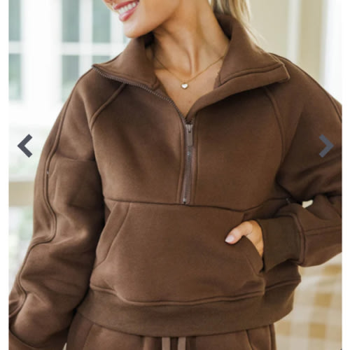 NURSING COLLECTION: Love In Every Layer Brown Pullover