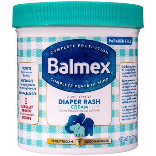 Balmex Complete Zinc Oxide Protection Diaper Rash Cream, 16 Oz