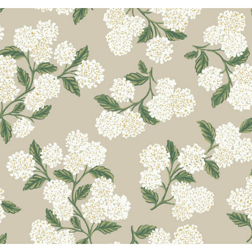 Rifle Paper Co. Hydrangea Wallpaper - Beige