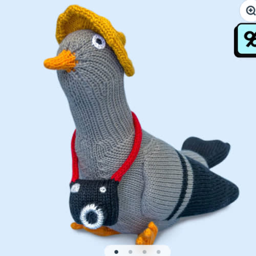 Pedro the Pigeon Plush Toy – NYC-Inspired Baby & Toddler Gift