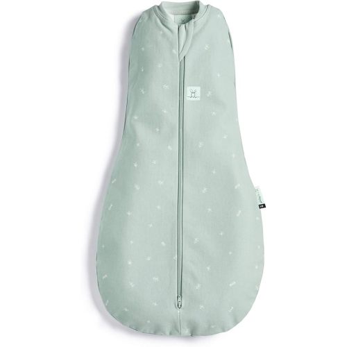ergoPouch Cocoon Swaddle Sack 1.0 TOG - Baby Sleep Sack, Gentle Snug Fit Helps Calm Startle Reflex, Ideal for Arms In/Out Sleeping, Soft Breathable Fabric for Better Sleep (0-3 Months, Sage)