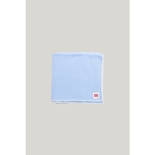 Periwinkle Light And Breathable Muslin Swaddle Wrap - Periwinkle/ivory - | Country Road