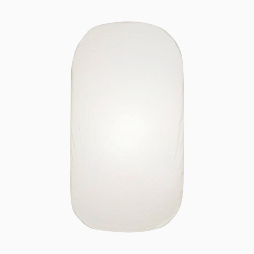 BabyBjörn Organic Fitted Sheet for Cradle - Natural White