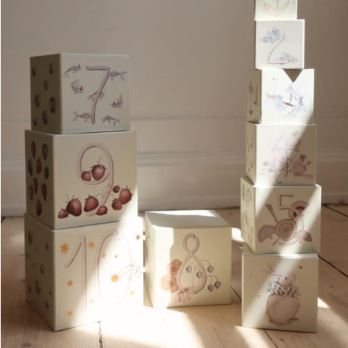 Stacking Blocks, Made from Sturdy Wood