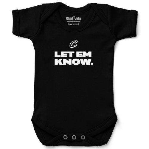 Newborn & Infant Cleveland Cavaliers Chad & Jake Black 2024 NBA Playoffs Bodysuit