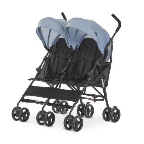 Dream On Me Twin Venture Umbrella Stroller, Light Blue