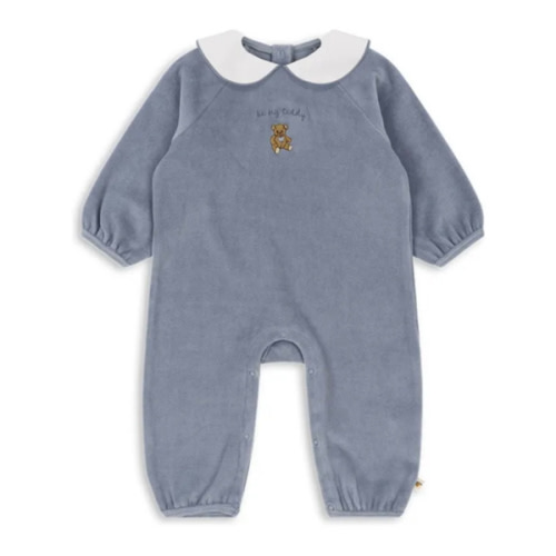 Miffa Velvet jumpsuit | Grey